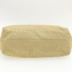 FENDI Zucchino Canvas Tote Bag Beige  am136b