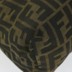 FENDI Zucca Canvas Pouch Black Brownbs10045