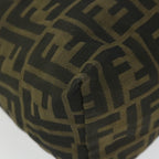 FENDI Zucca Canvas Pouch Black Brownbs10045