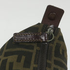 FENDI Zucca Canvas Pouch Black Brownbs10045
