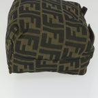 FENDI Zucca Canvas Pouch Black Brownbs10045