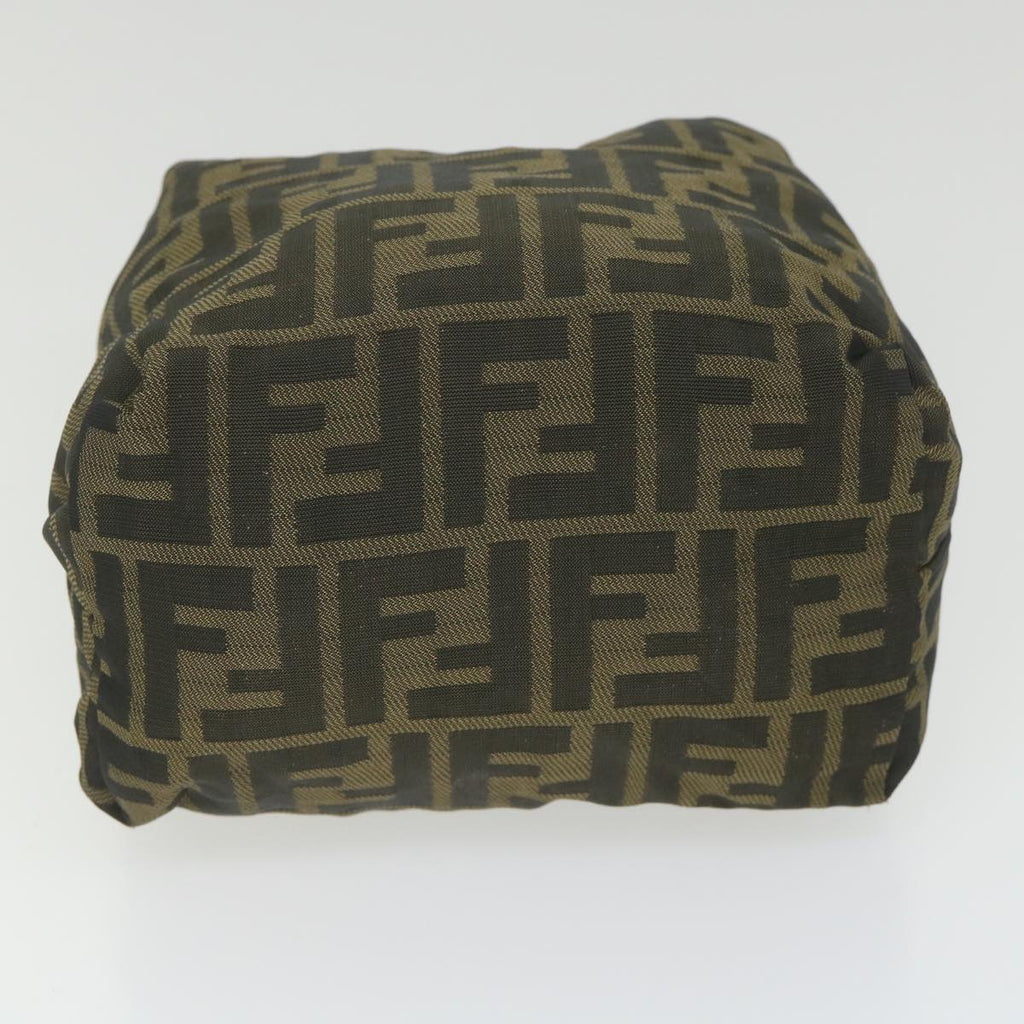 FENDI Zucca Canvas Pouch Black Brownbs10045