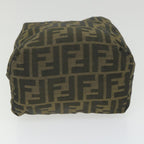 FENDI Zucca Canvas Pouch Black Brownbs10045