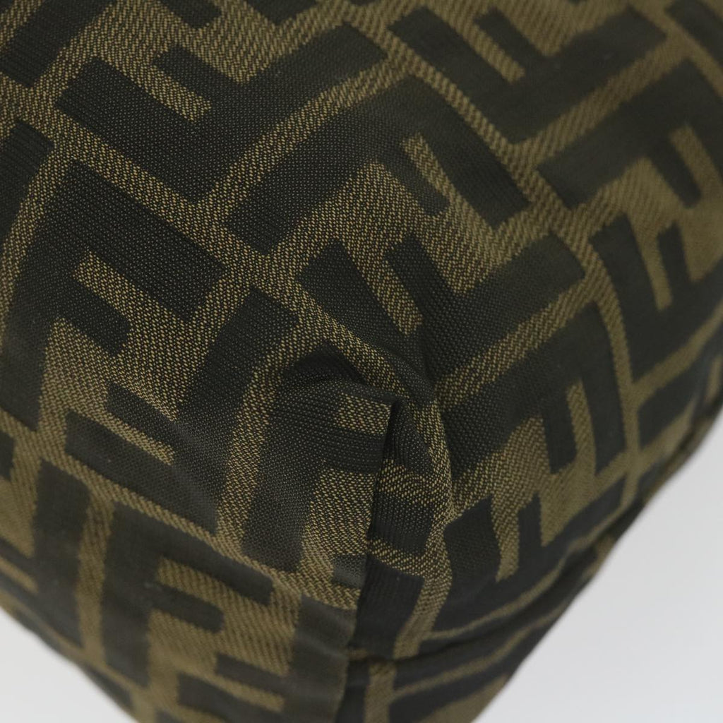 FENDI Zucca Canvas Pouch Black Brownbs10045