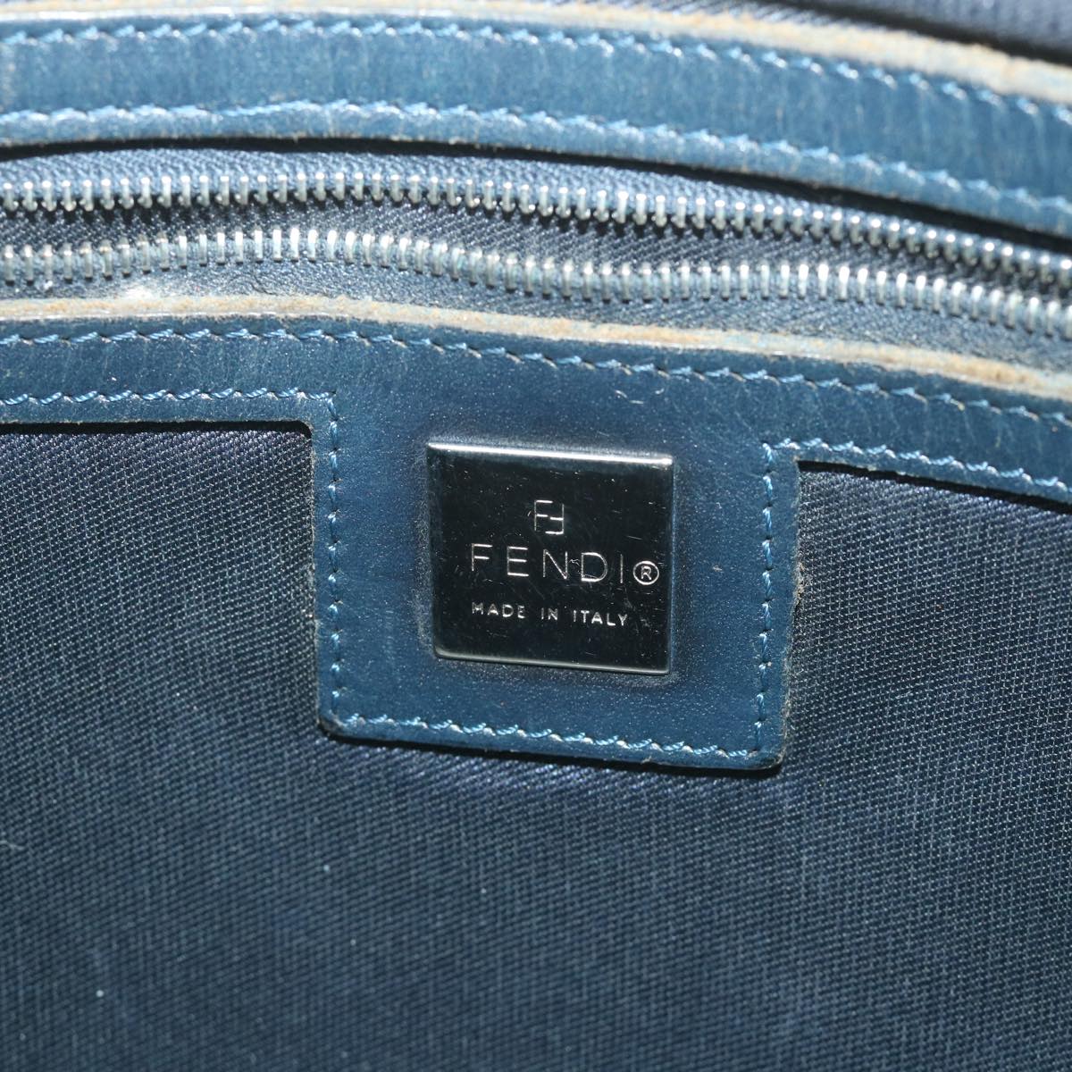 FENDI Zucca Canvas Tote Bag Greenbs10046