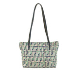 FENDI Zucca Canvas Tote Bag Greenbs10046