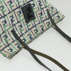 FENDI Zucca Canvas Tote Bag Greenbs10046