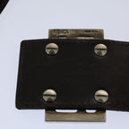 FENDI Zucca Canvas Mamma Baguette Shoulder Bag Black Brownbs10105