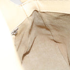 FENDI Mamma Baguette Shoulder Bag Leather Beigebs10191