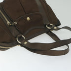 CELINE C Macadam Canvas Shoulder Bag 3Set Brown Blue  10217
