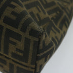 FENDI Zucca Canvas Mamma Baguette Shoulder Bag Brownbs10329