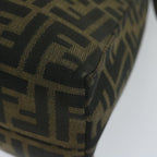 FENDI Zucca Canvas Mamma Baguette Shoulder Bag Brownbs10329