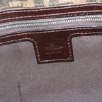 FENDI Zucca Canvas Mamma Baguette Shoulder Bag Brownbs10329