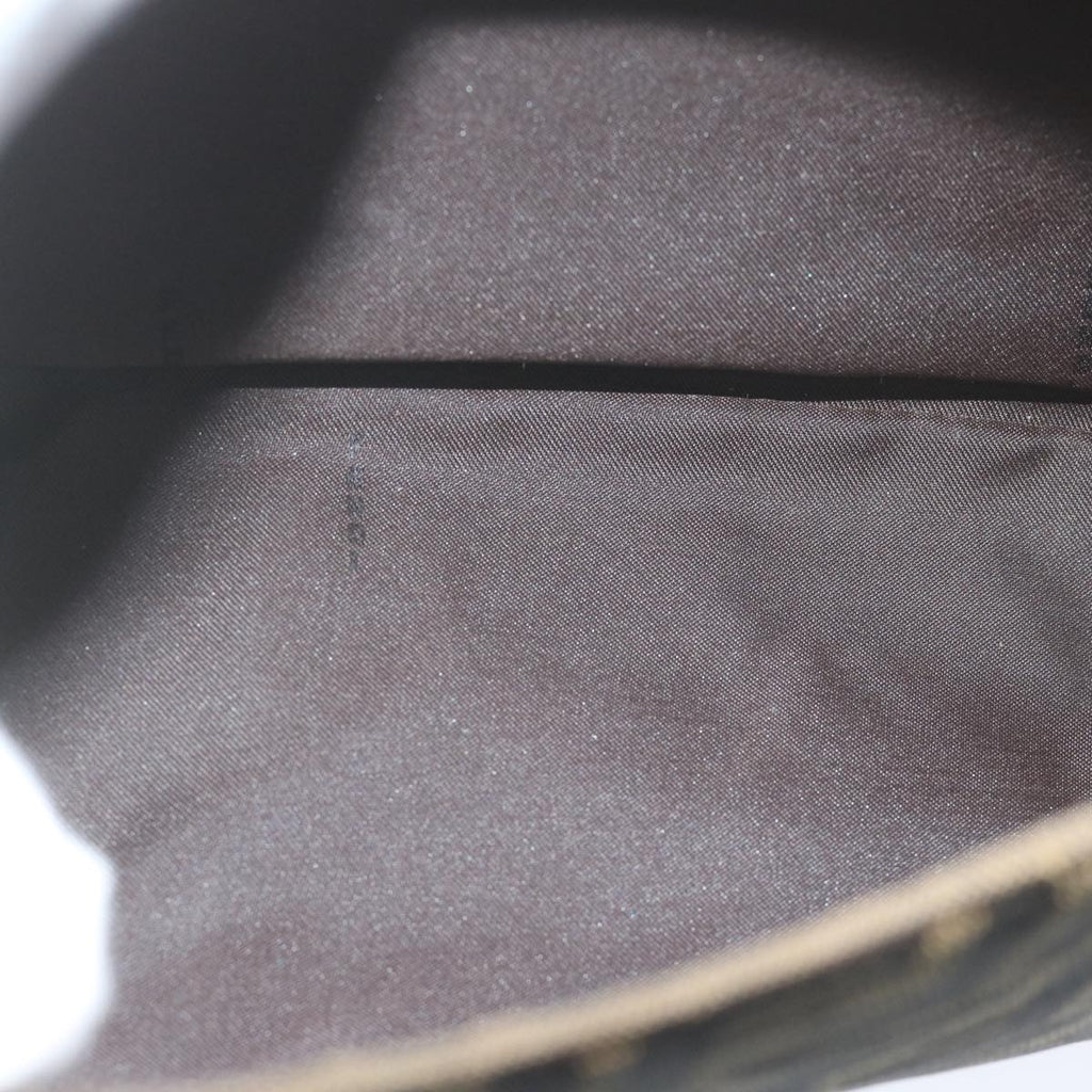 FENDI Zucca Canvas Mamma Baguette Shoulder Bag Brownbs10329