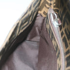 FENDI Zucca Canvas Mamma Baguette Shoulder Bag Brownbs10329