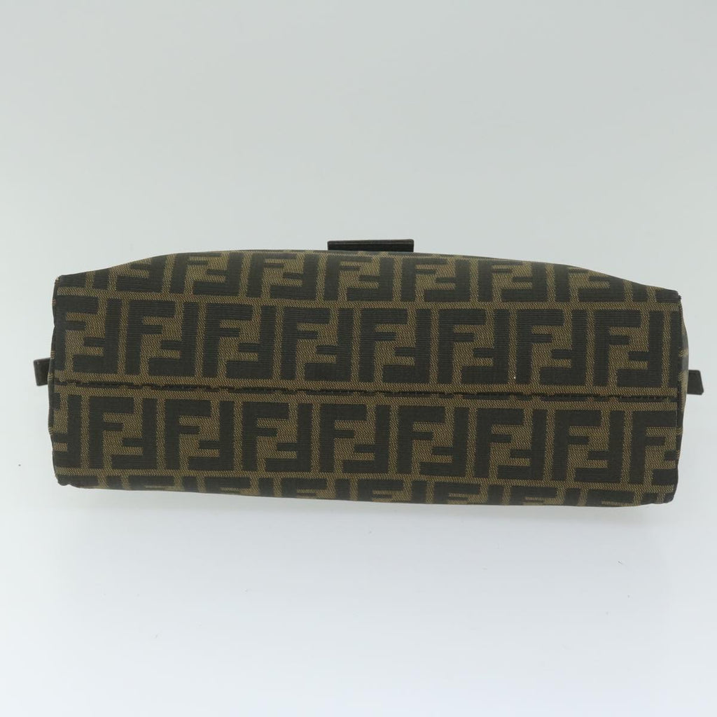 FENDI Zucca Canvas Mamma Baguette Shoulder Bag Brownbs10329