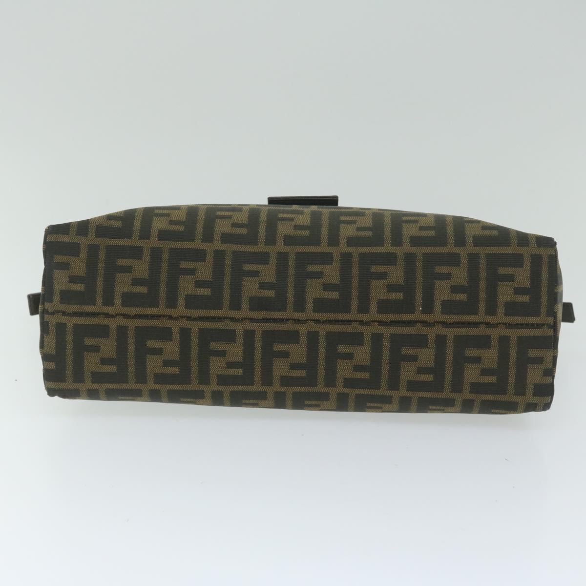 FENDI Zucca Canvas Mamma Baguette Shoulder Bag Brownbs10329