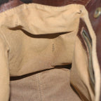 FENDI Zucca Canvas Hand Bag Black Brownbs10335