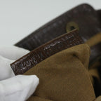 FENDI Zucca Canvas Hand Bag Black Brownbs10335