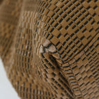 FENDI Mamma Baguette Shoulder Bag Leather Brownbs10413