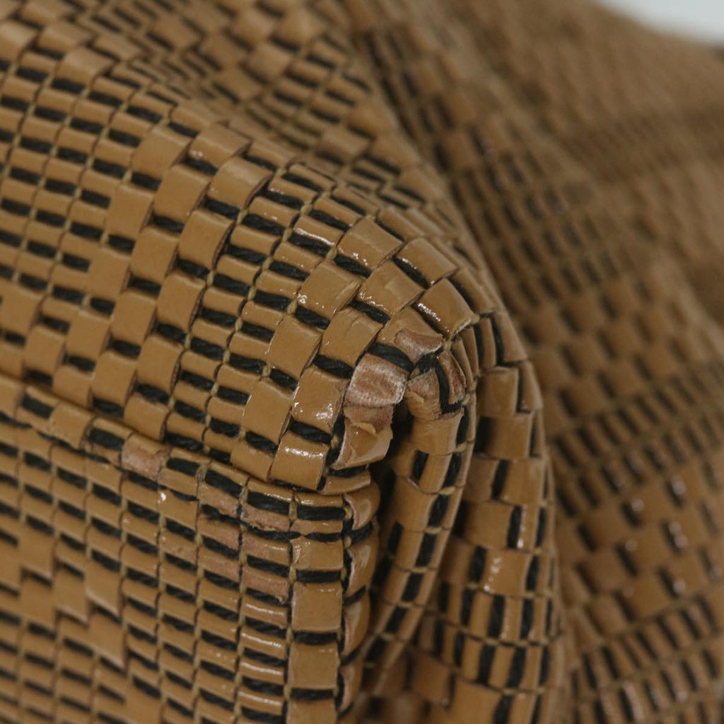 FENDI Mamma Baguette Shoulder Bag Leather Brownbs10413