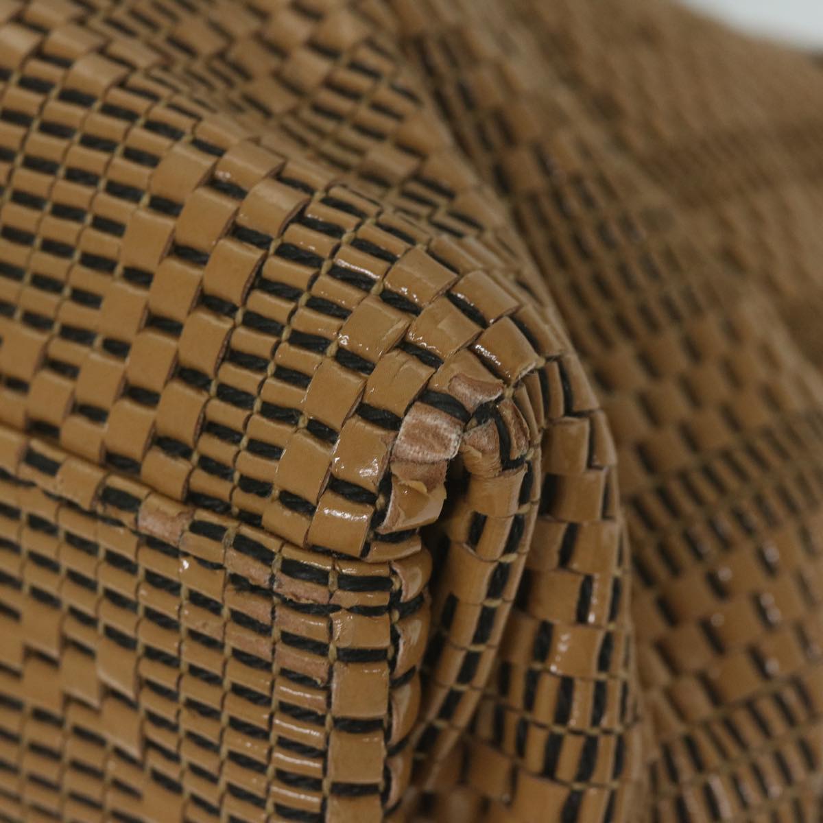 FENDI Mamma Baguette Shoulder Bag Leather Brownbs10413