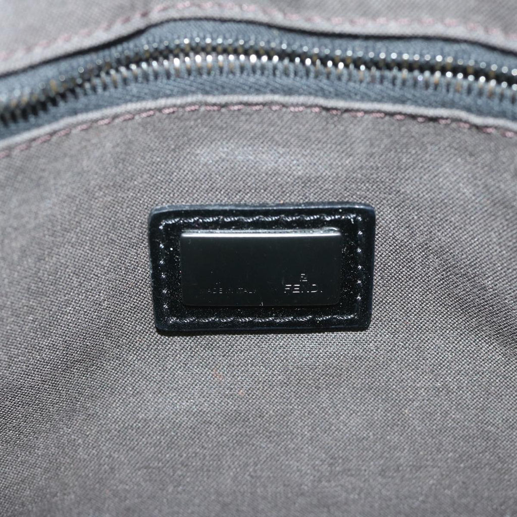 FENDI Mamma Baguette Shoulder Bag Leather Brownbs10413