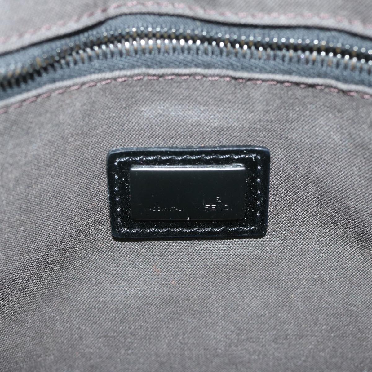 FENDI Mamma Baguette Shoulder Bag Leather Brownbs10413