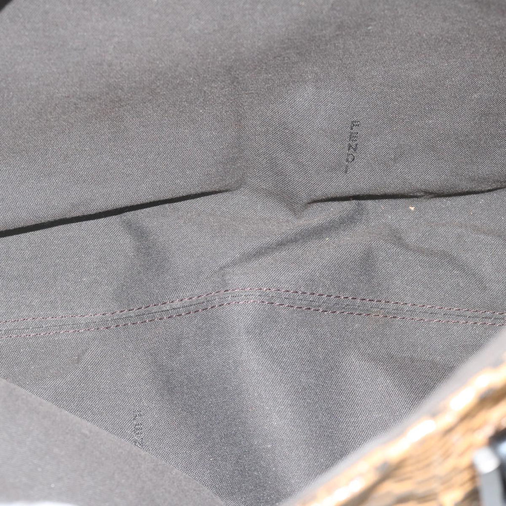 FENDI Mamma Baguette Shoulder Bag Leather Brownbs10413