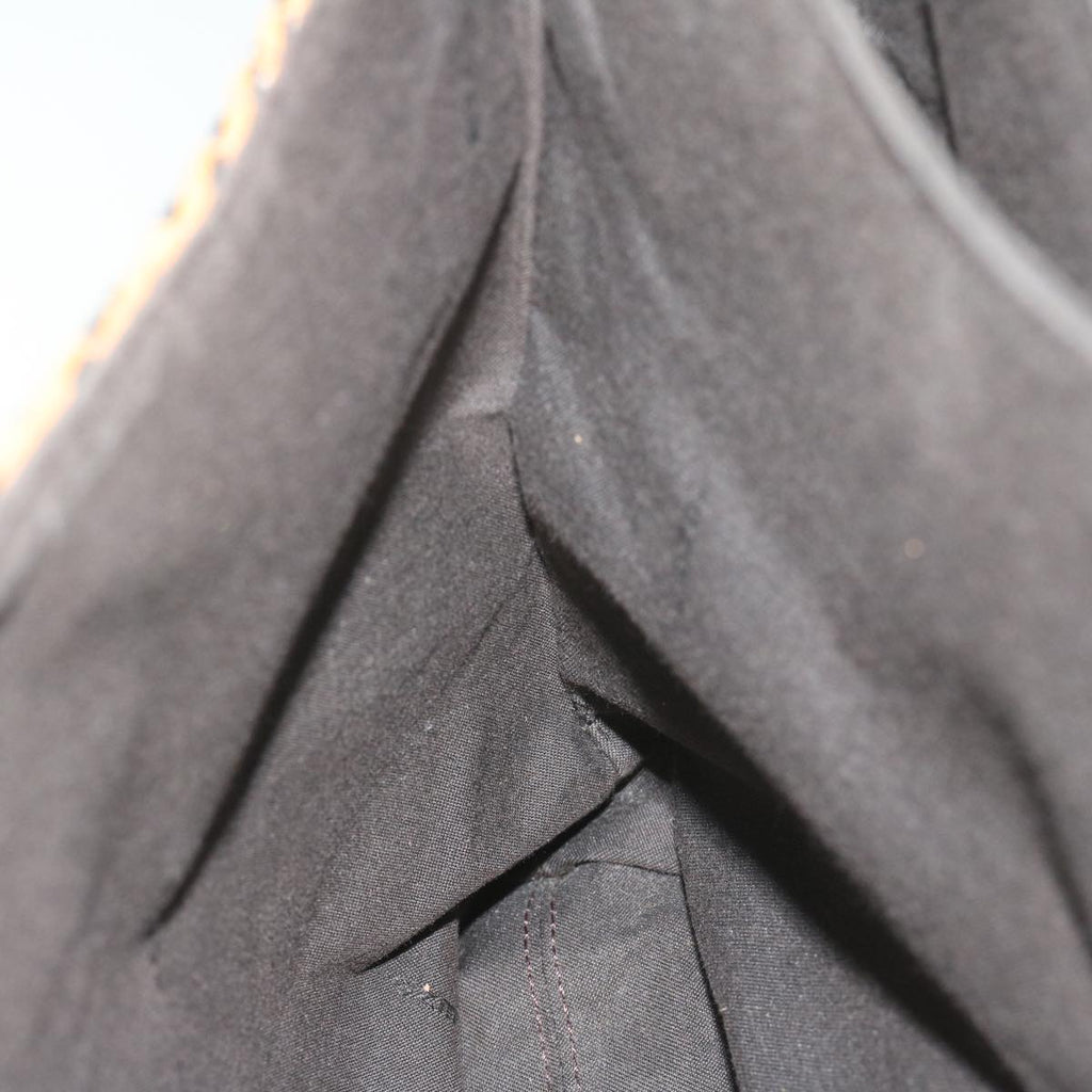 FENDI Mamma Baguette Shoulder Bag Leather Brownbs10413