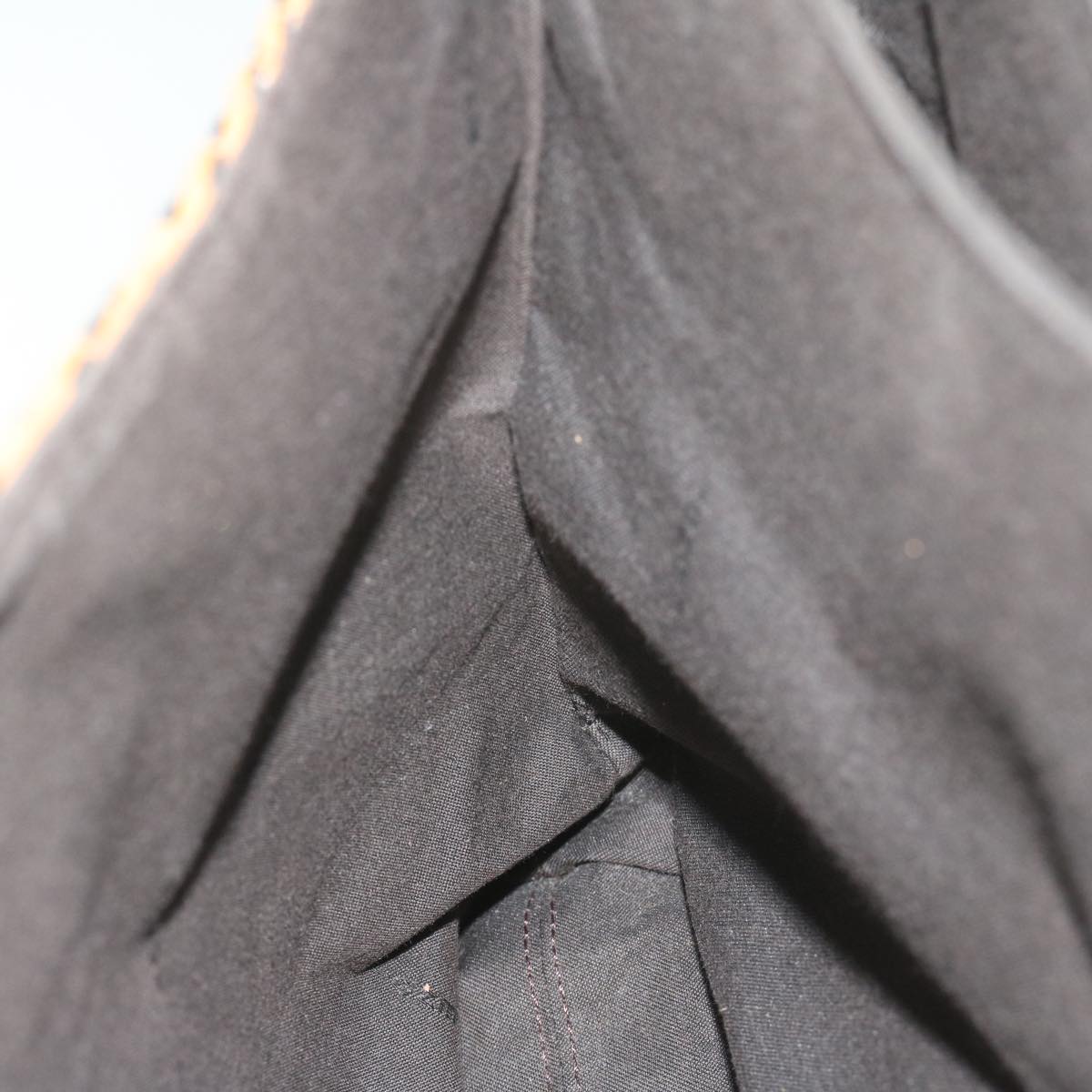 FENDI Mamma Baguette Shoulder Bag Leather Brownbs10413