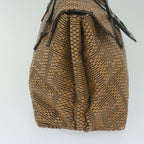 FENDI Mamma Baguette Shoulder Bag Leather Brownbs10413