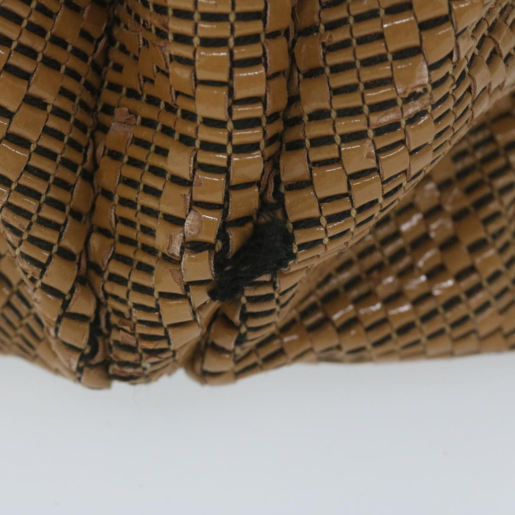 FENDI Mamma Baguette Shoulder Bag Leather Brownbs10413