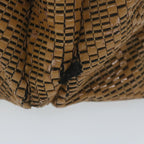 FENDI Mamma Baguette Shoulder Bag Leather Brownbs10413