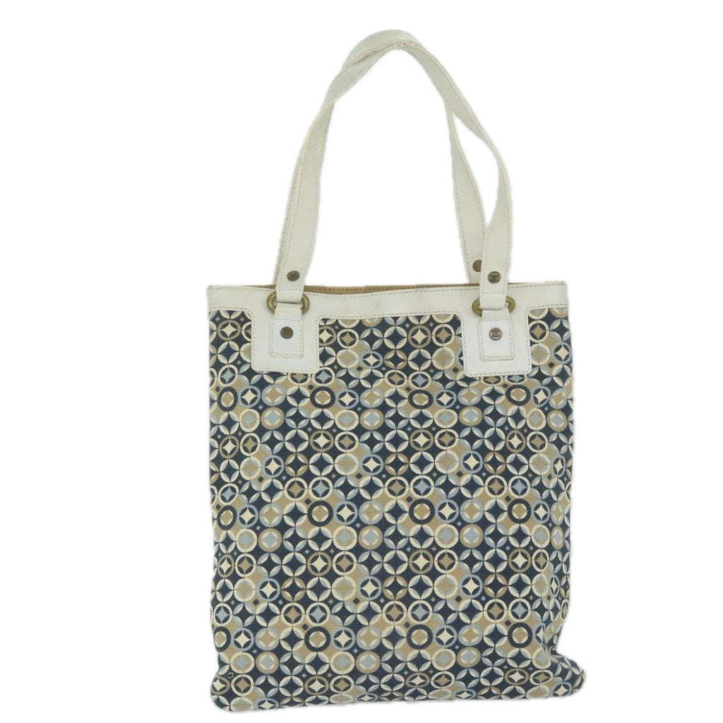 CELINE Tote Bag Canvas Navy  10436