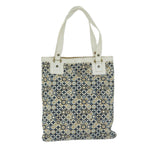 CELINE Tote Bag Canvas Navy  10436
