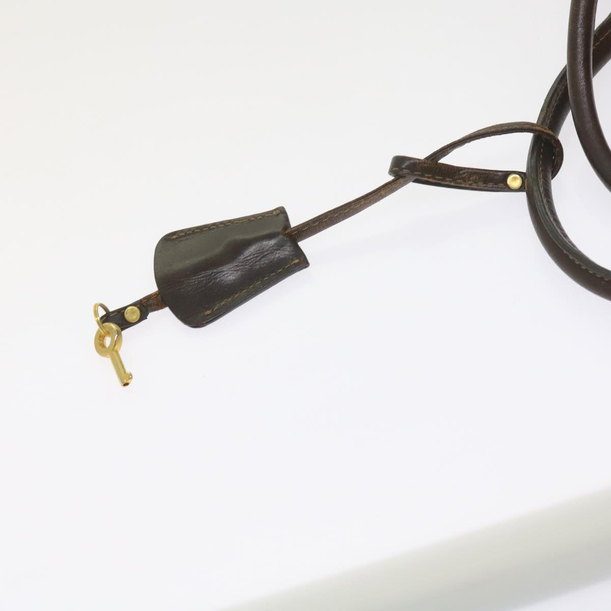 FENDI Zucca Canvas Hand Bag Black Brownbs10443