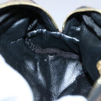 FENDI Zucca Canvas Pouch Black Brownbs10444