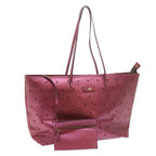 FENDI Tote Bag PVC Leather Pinkbs10480