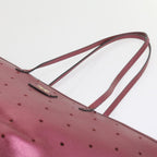 FENDI Tote Bag PVC Leather Pinkbs10480