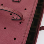 FENDI Tote Bag PVC Leather Pinkbs10480