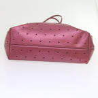 FENDI Tote Bag PVC Leather Pinkbs10480