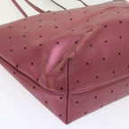 FENDI Tote Bag PVC Leather Pinkbs10480
