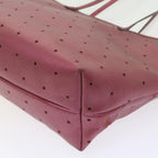 FENDI Tote Bag PVC Leather Pinkbs10480