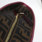 FENDI Tote Bag PVC Leather Pinkbs10480