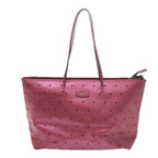 FENDI Tote Bag PVC Leather Pinkbs10480