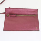 FENDI Tote Bag PVC Leather Pinkbs10480