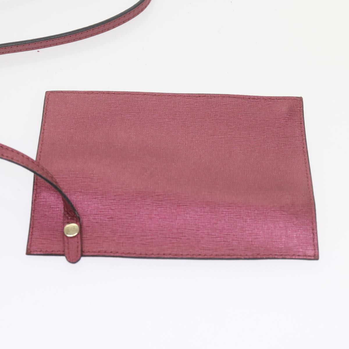 FENDI Tote Bag PVC Leather Pinkbs10480