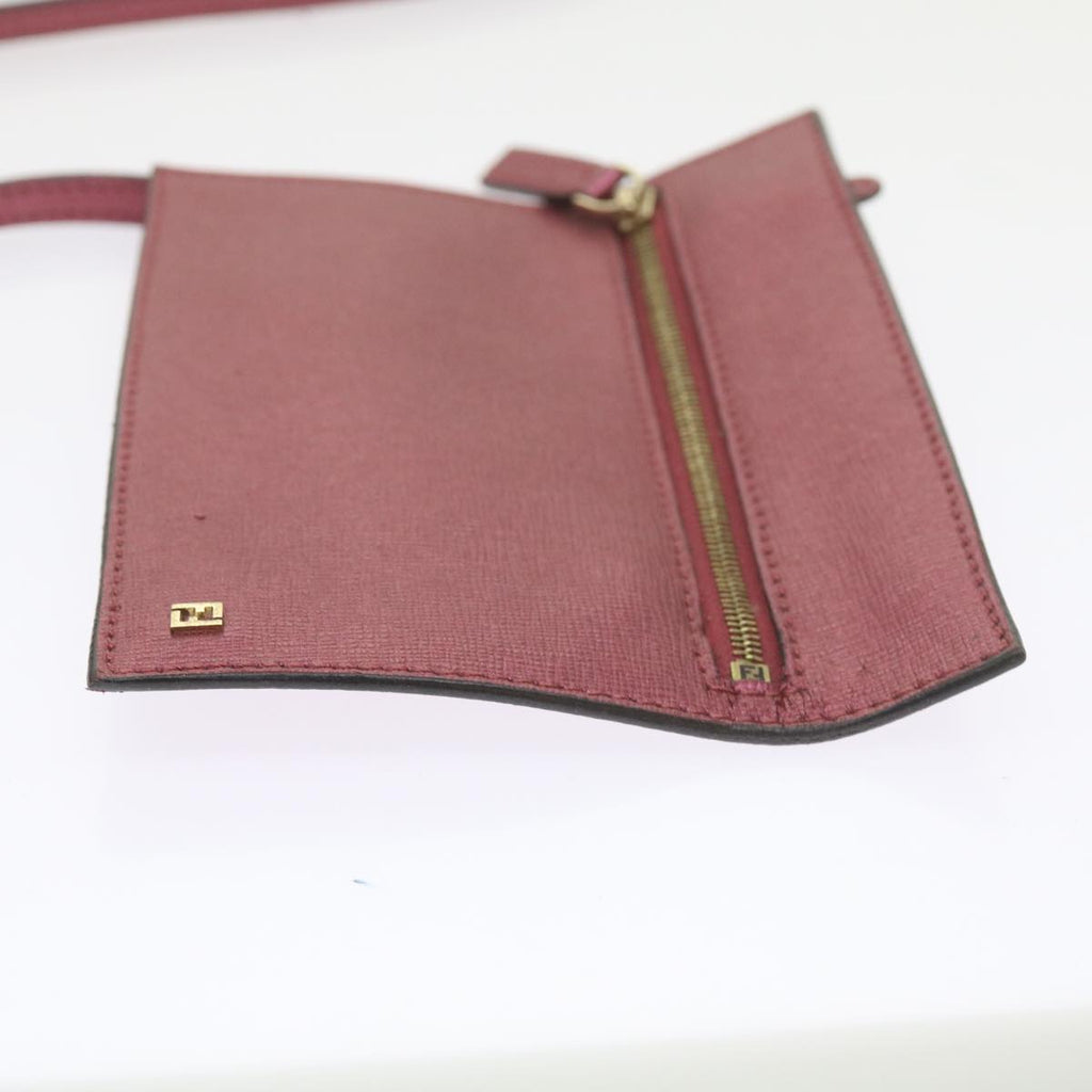FENDI Tote Bag PVC Leather Pinkbs10480