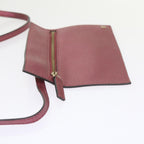 FENDI Tote Bag PVC Leather Pinkbs10480